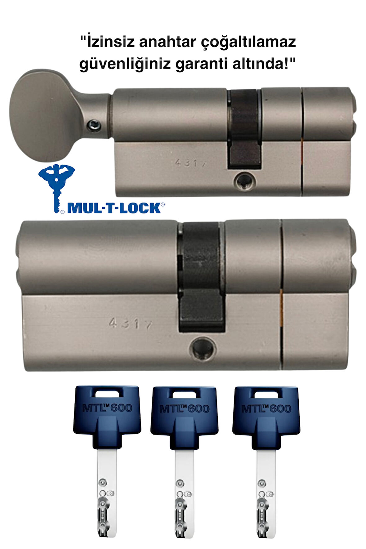 MTL600 İnteractive Yüksek Güvenli - Tuzaklı - Çelik Takviyeli İkiz Barel Seti - 69 mm 3 Anahtarlı