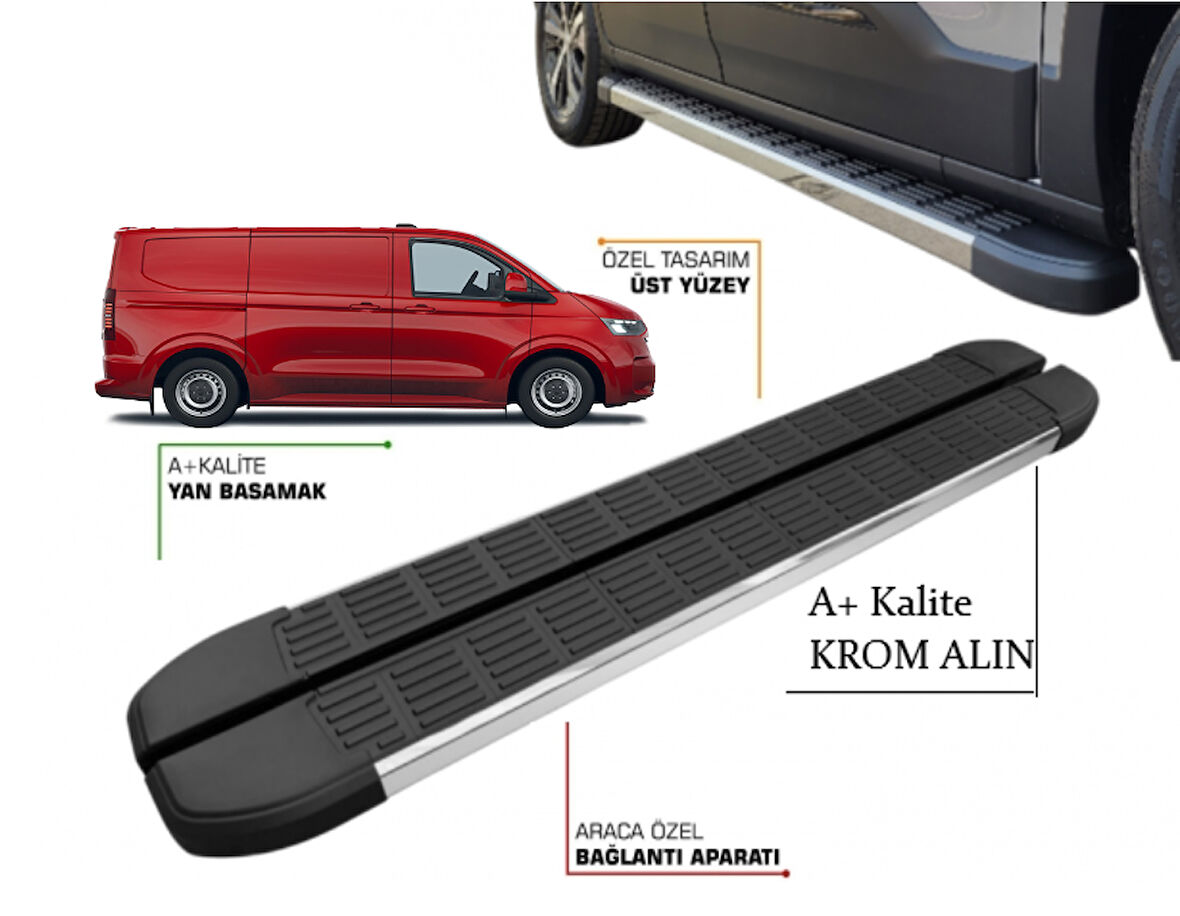 TRANSPORTER T7 PANEL VAN KISA ŞASE YAN BASAMAK 2025 2026 2027