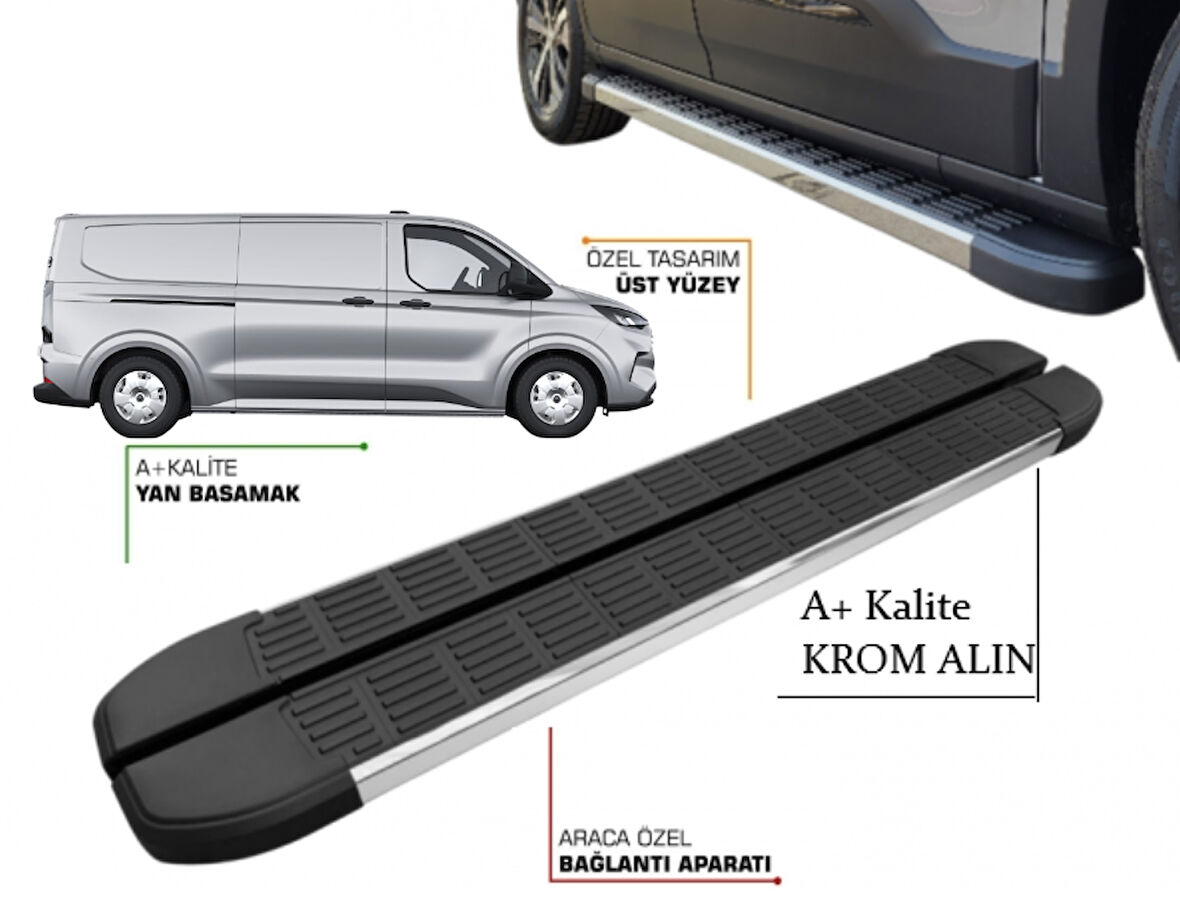 TRANSİT CUSTOM VAN UZUN ŞASE YAN BANSAMAK 2025 2026 2027