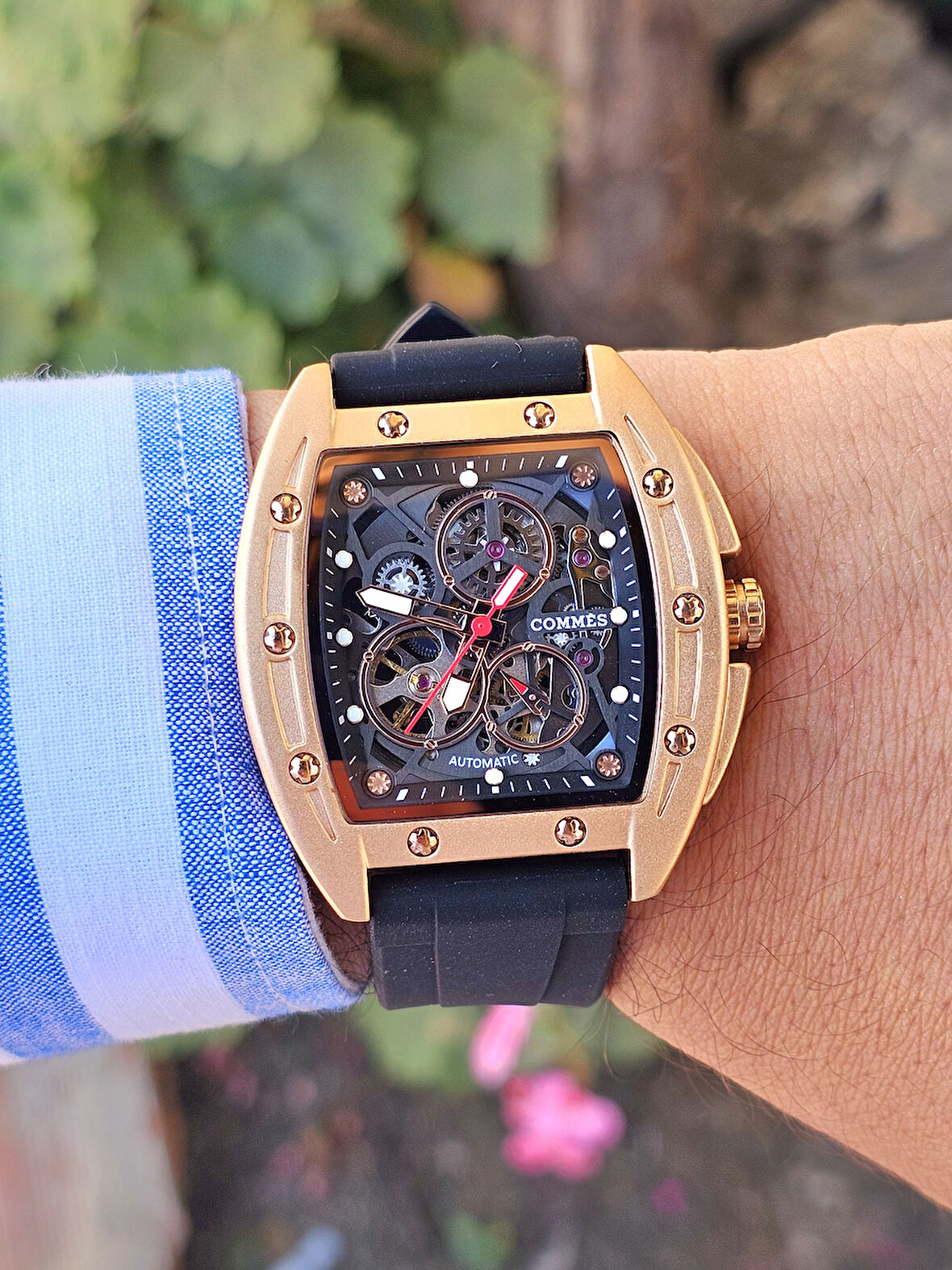 Commes 0521-ROSEBLCK Otomatik Erkek Kol Saati