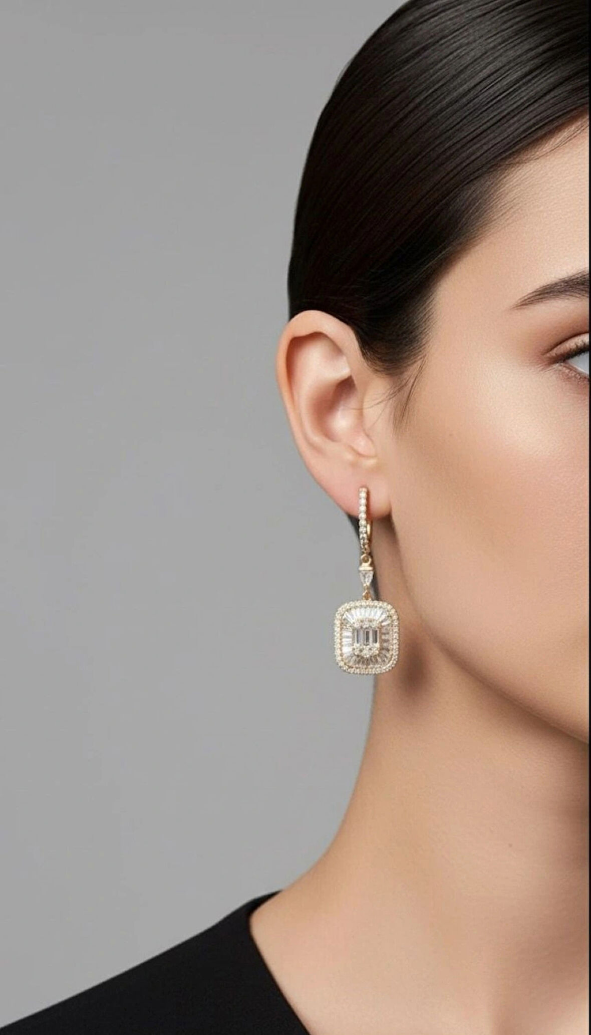 1.33 CT. Star Pırlanta Küpe