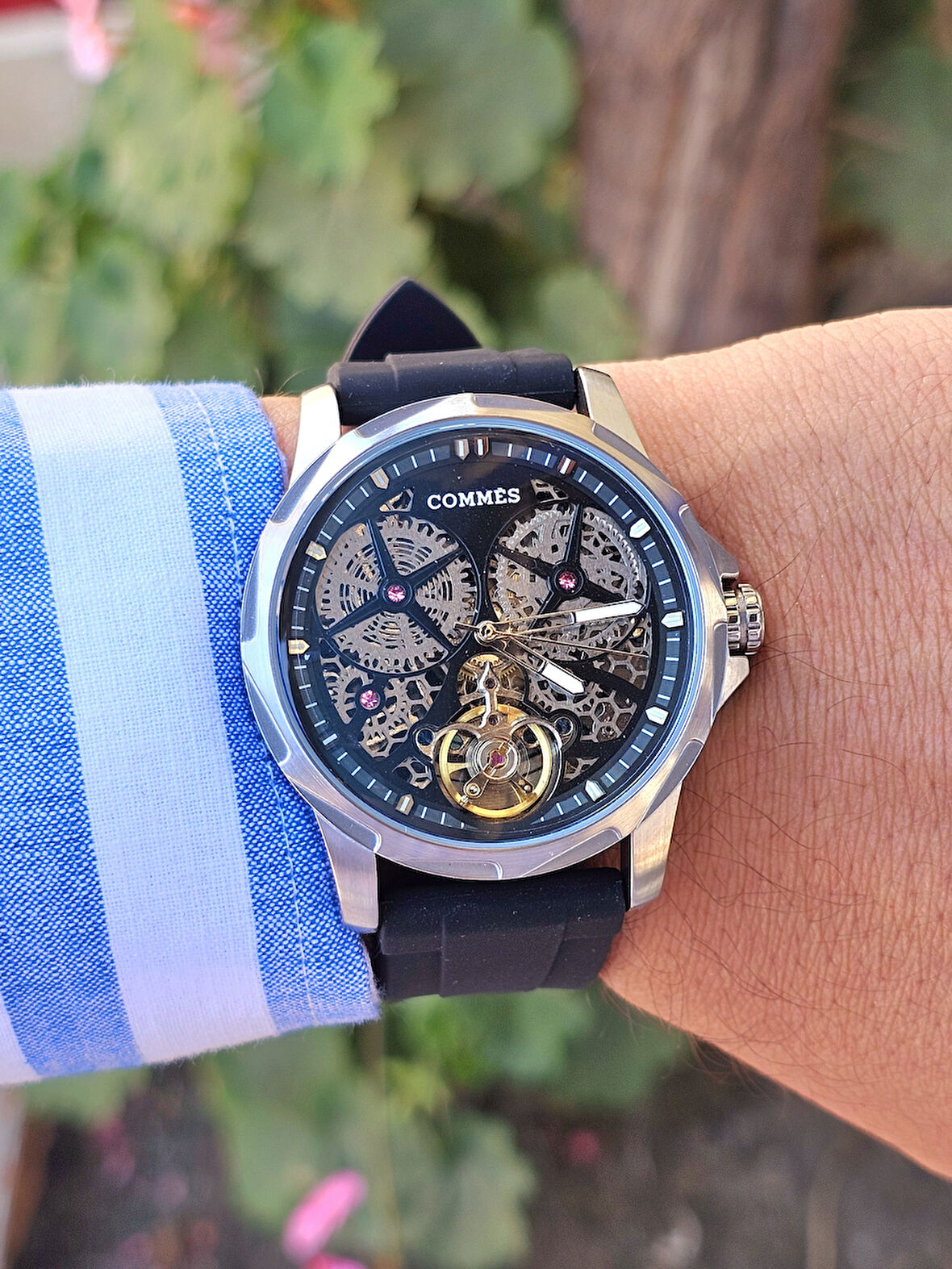 Commes 0523-BLACK Otomatik Erkek Kol Saati