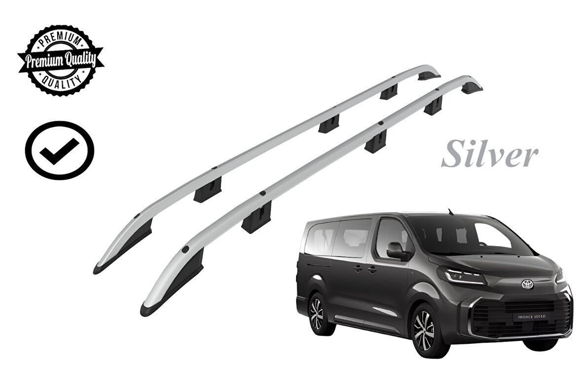 TOYOTO PROACE VERSO KISA ŞASE TAVAN ÇİTASI PORTBAGAJ GRİ 2019 2020 2021 2022 2023 2024 2025 2026 