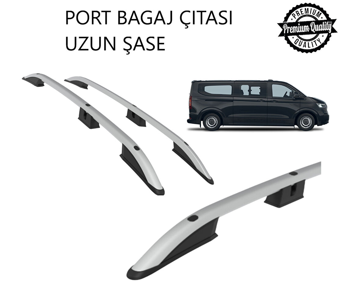 TRANSPORTER KOMBİ UZUN ŞASE 2025 2026 2027 PORTBAGAJ TAVAN ÇITASI GRİ