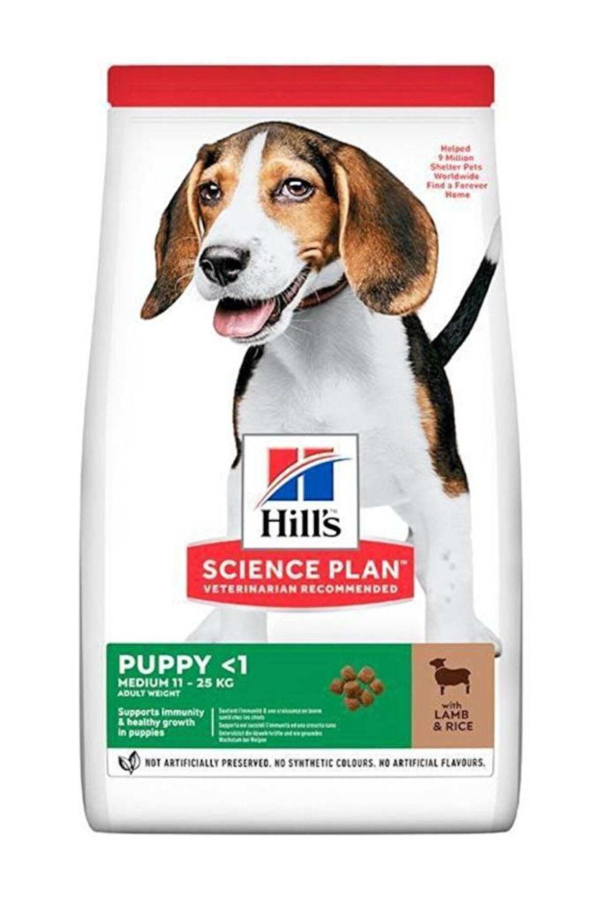 Hills Kuzu Etli Orta Irk Yavru Köpek Maması 14 Kg