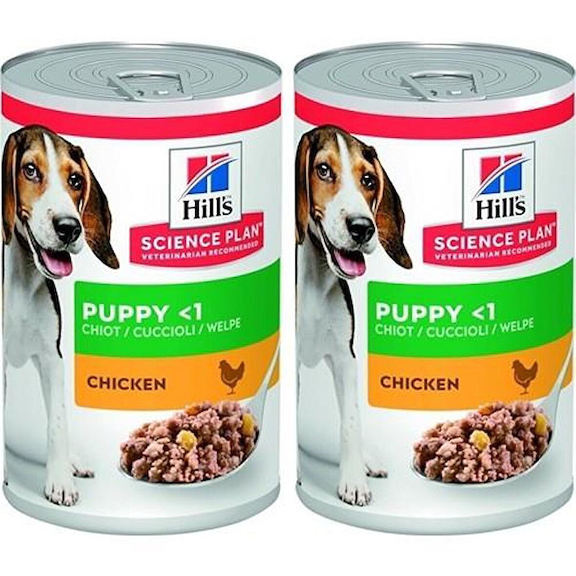 Hills Puppy Tavuklu Yavru Köpek Konservesi 370 Gr X 2