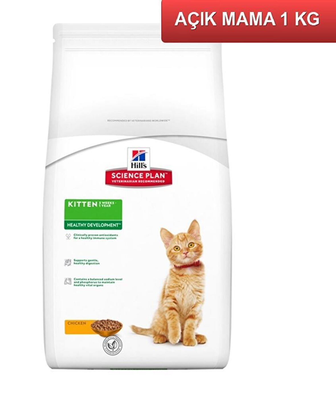 Hill's Kitten Tavuklu Yavru Kedi Maması 1 Kg AÇIK