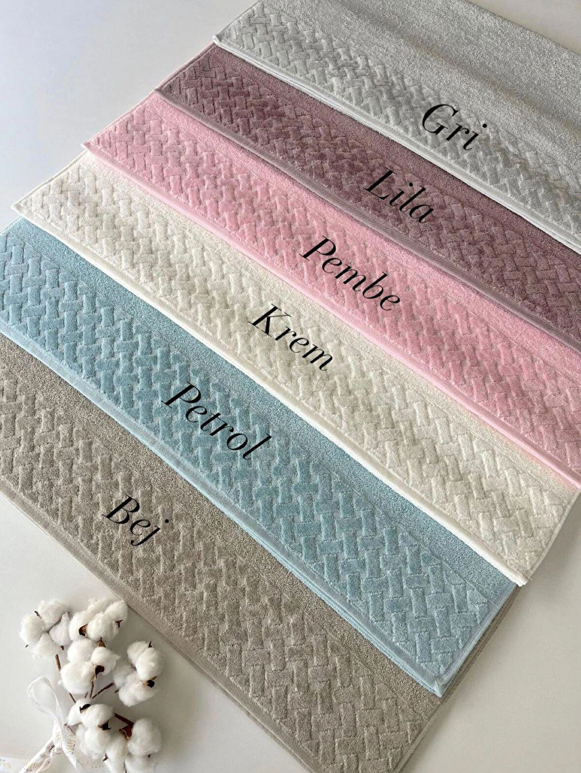 MYSOFT 90 X 150 HASIR BANYO HAVLUSU-KREM