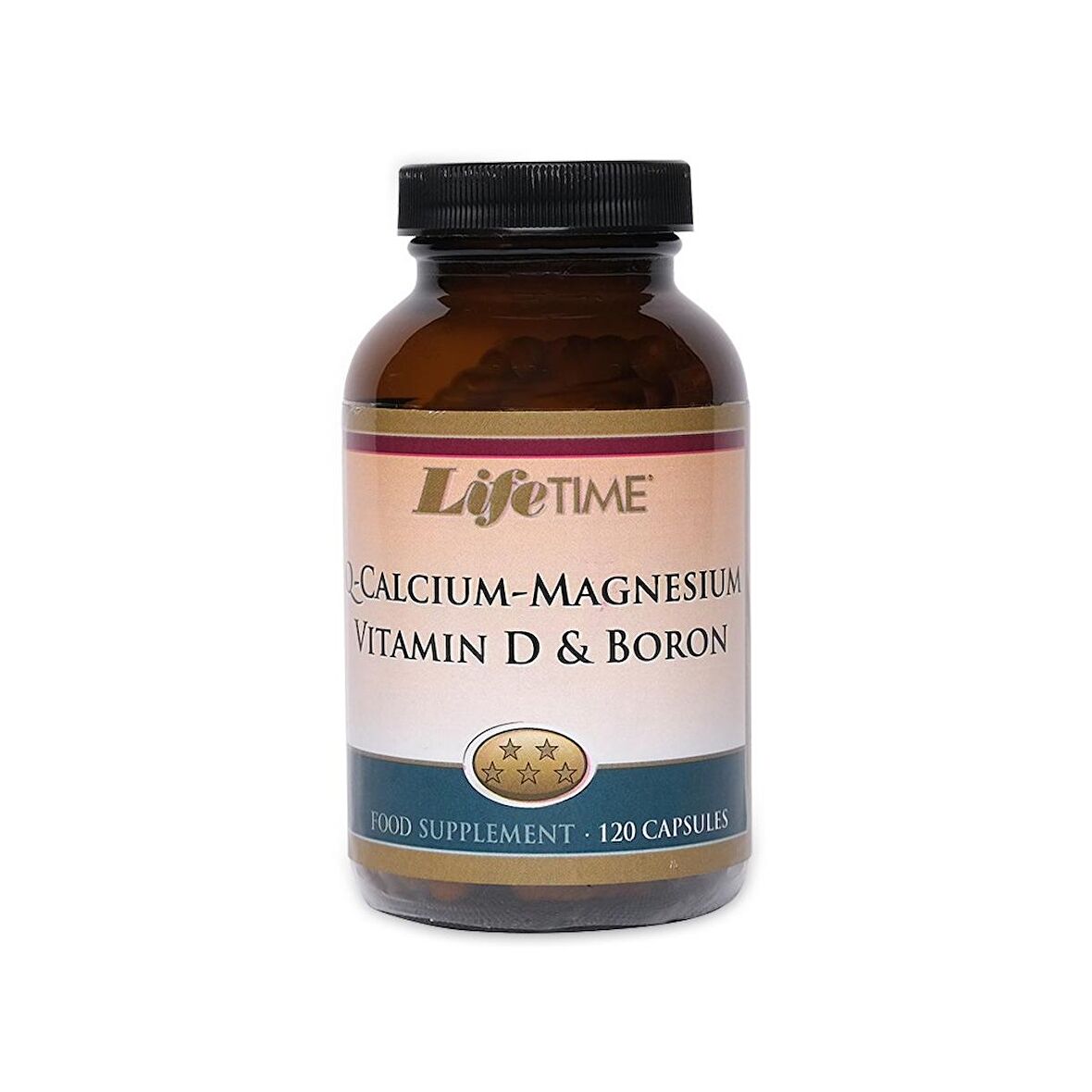 LifeTime Q-Calcium Magnesium Potassium Vitamin D & Boron 120 Kapsül