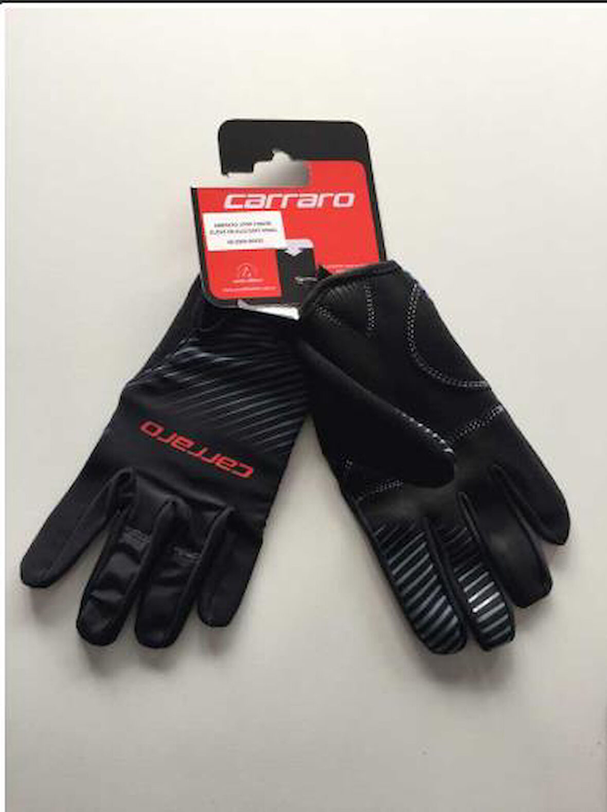 Bike Sky Carraro XLARGE UZUN PARMAK ELDİVEN SİYAH CR-2142