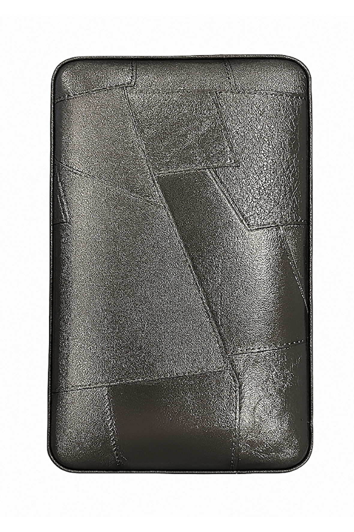 Cohiba Dahili Çakmaklı Siyah Desenli Deri Puro Taşıma Çantası - Seyahat Humidoru