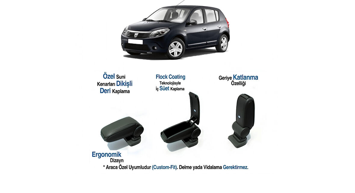 SANDERO ARACA ÖZEL GMAX KOLÇAK 2007 2008 2009 2010 2011 2012