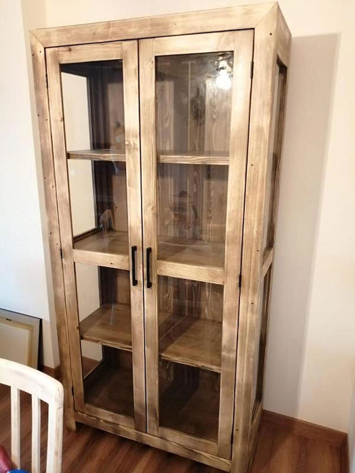 MASİF AHŞAP KİTAPLIK