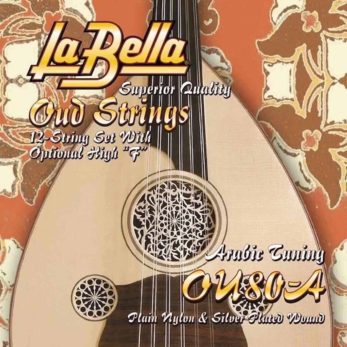 La Bella Ou80a Arabic Tuning Ud Teli