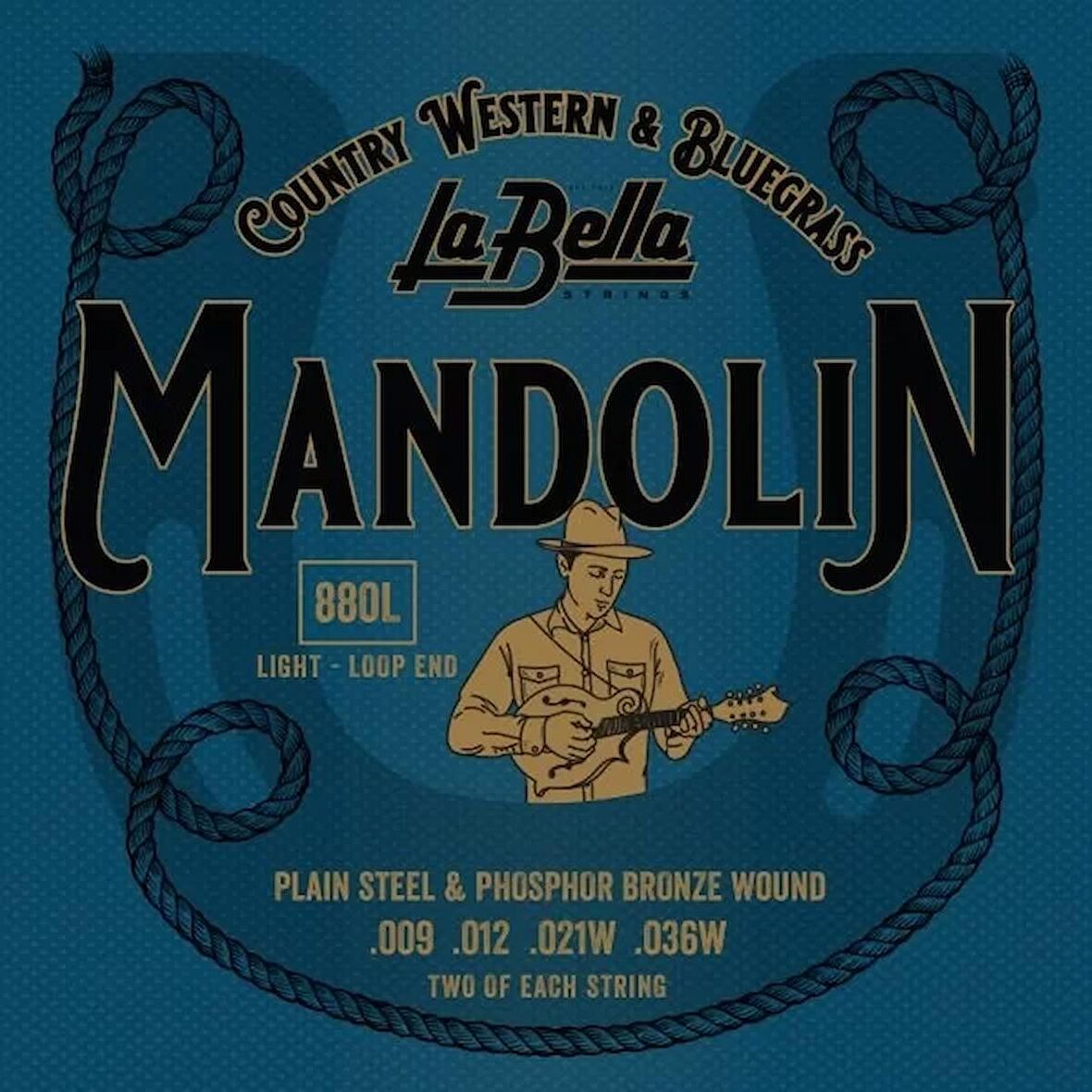 La Bella 880l Mandolin Teli