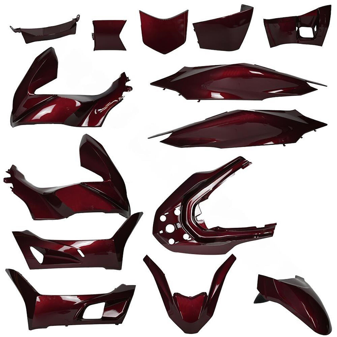 KAPORTA SET PCX 2020 - 2024 BORDO 14 Parça
