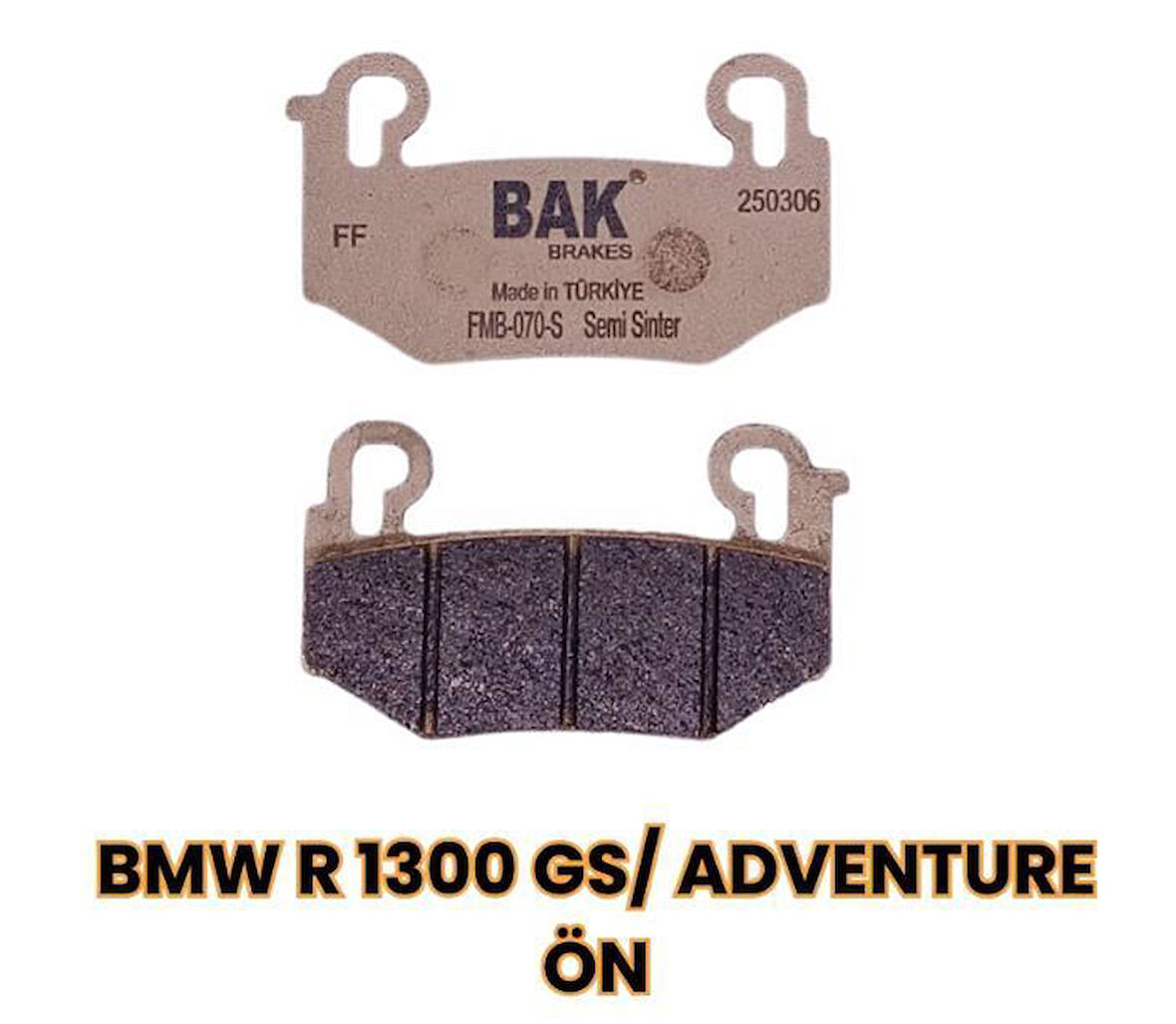 Yarı Sinter Disk Fren Balatası R 1300 GS - R 1300 GS Adventure