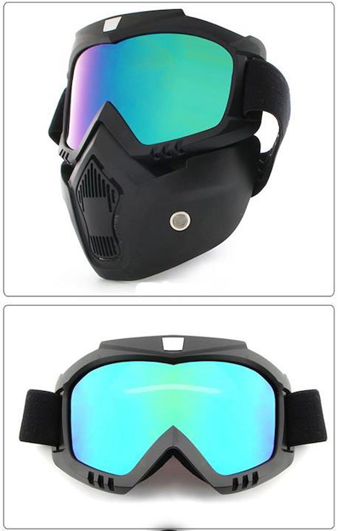 JET KASK MASKESİ MAVİ