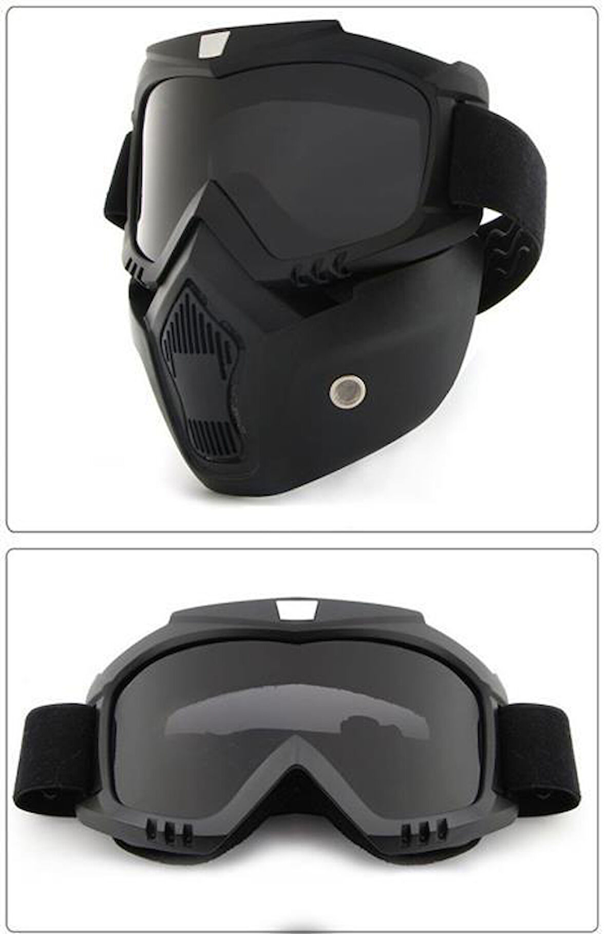 JET KASK MASKESİ SİYAH