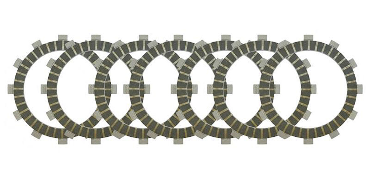 DEBRİYAJ BALATASI SET 7'Lİ 12TIRNAK (2023 ÖNCESİ) NK250-SR250