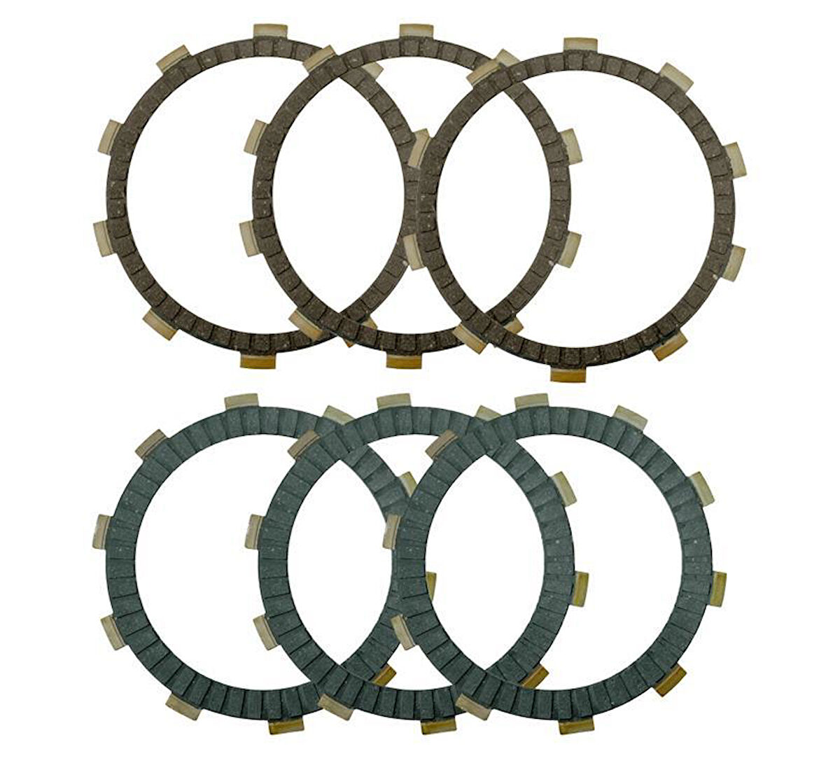 DEBRİYAJ BALATASI SET 3KALIN-3İNCE 10TIRNAK SR250-SR450