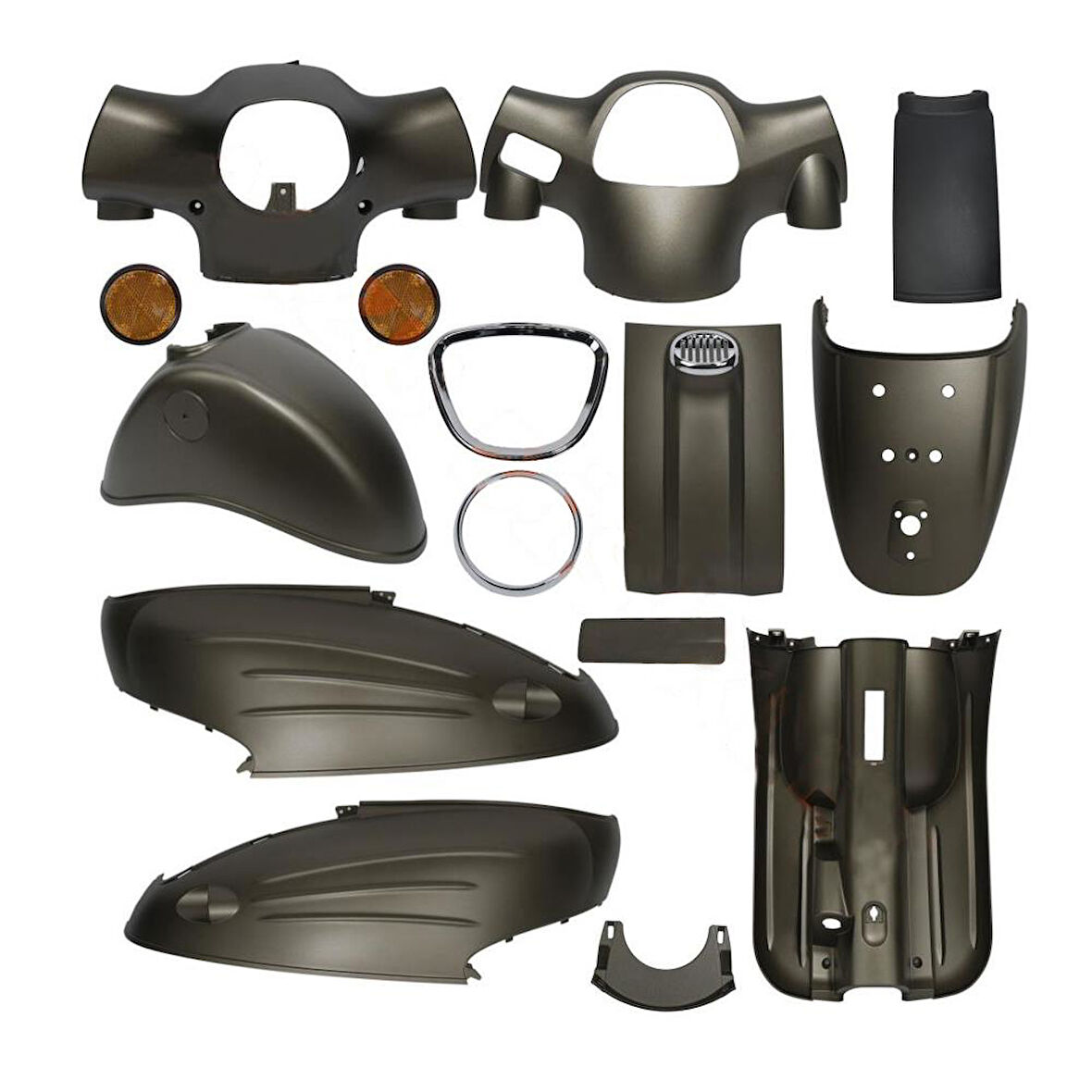 KAPORTA SET [BOYALI AKSAM] [KAHVERENGİ] - MONDIAL TURİSMO