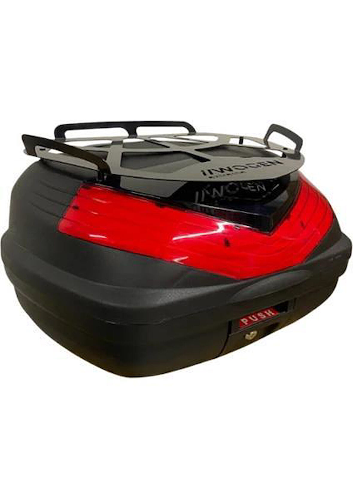 WOGEN 50 L ARKA ÇANTA Metal Bagaj - Siyah