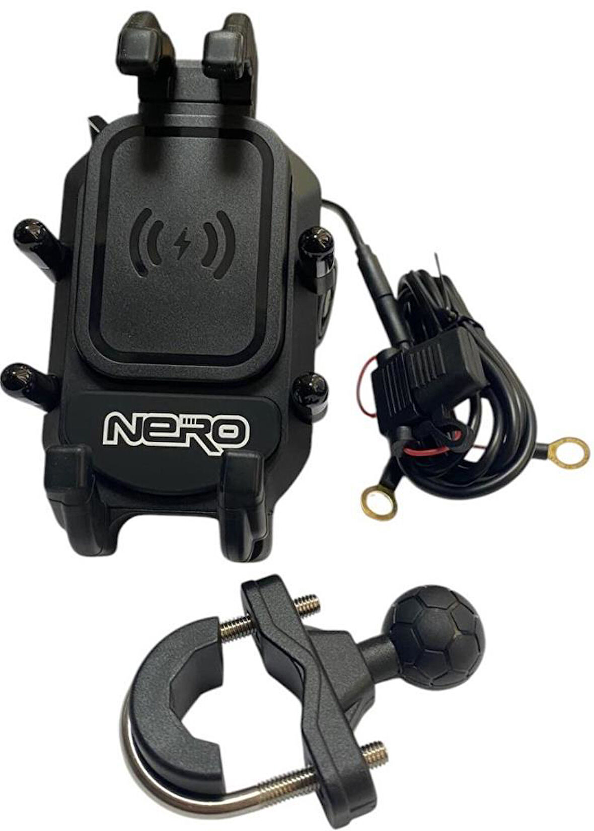 NERO - ( ŞARJLI W-707 ) GİDON BAĞLANTILI TELEFON TUTUCU (TİTREŞİM MODÜLLÜ)