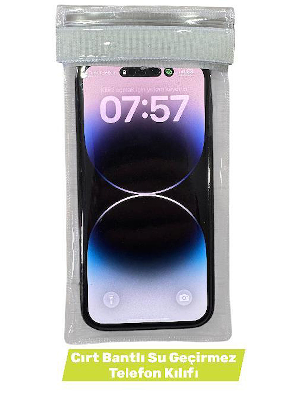 Telefon Kılıfı Su Geçirmez - Kilitli ve Cırtlı Kapak XL