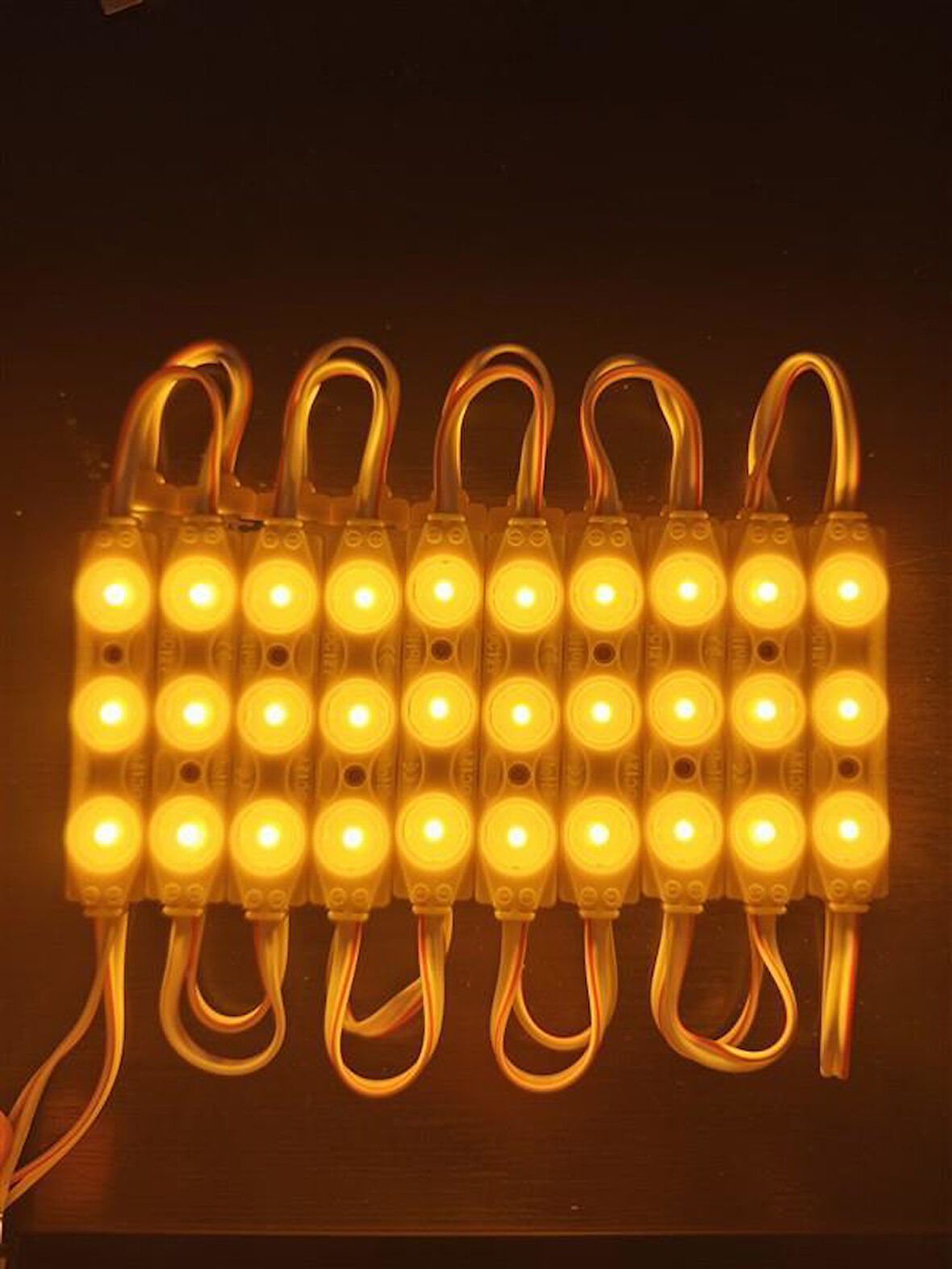 12V CAMLI SOFT PARMAK TURUNCU