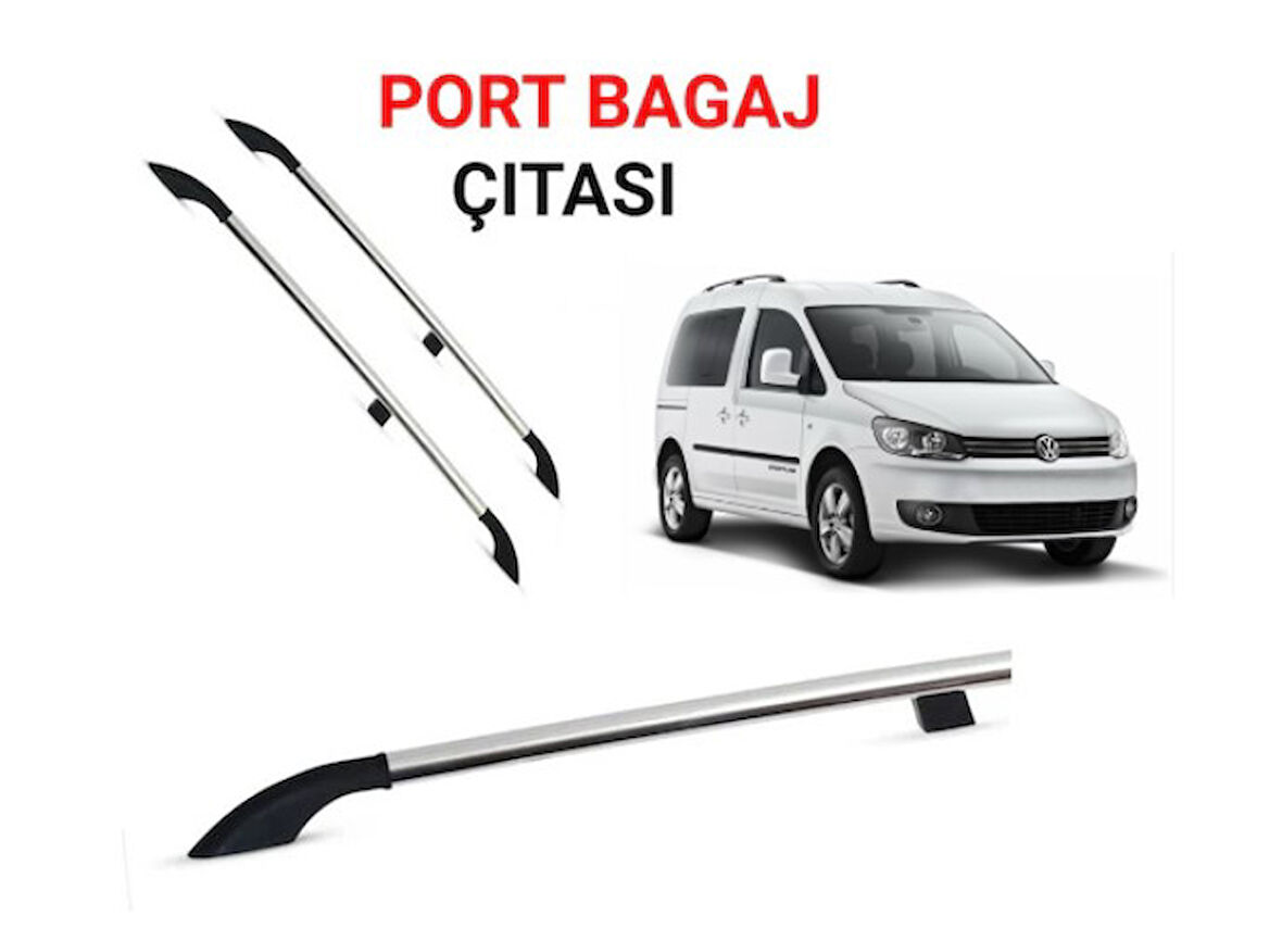 Caddy Kısa Şase Portbagaj Tavan Çitası Gri 2011-2020