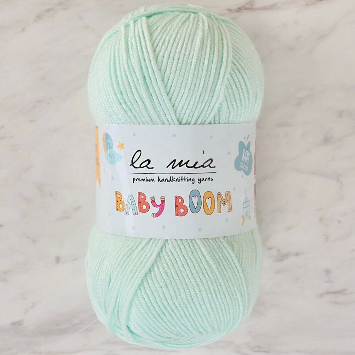 La Mia Baby Boom Bebe Yeşili El Örgü İpi - 1443 - 34131