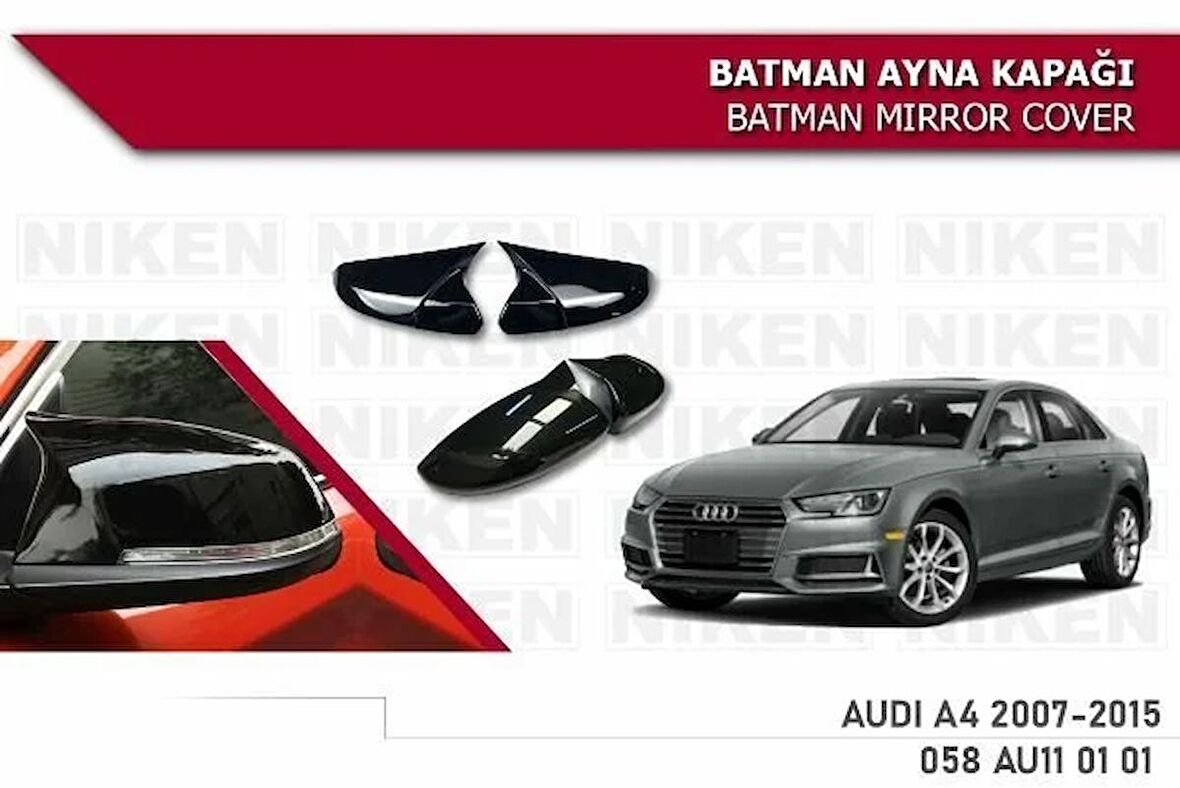 Audi A4 Yarasa Ayna Kapağı 2007-2015 arası modeller Niken