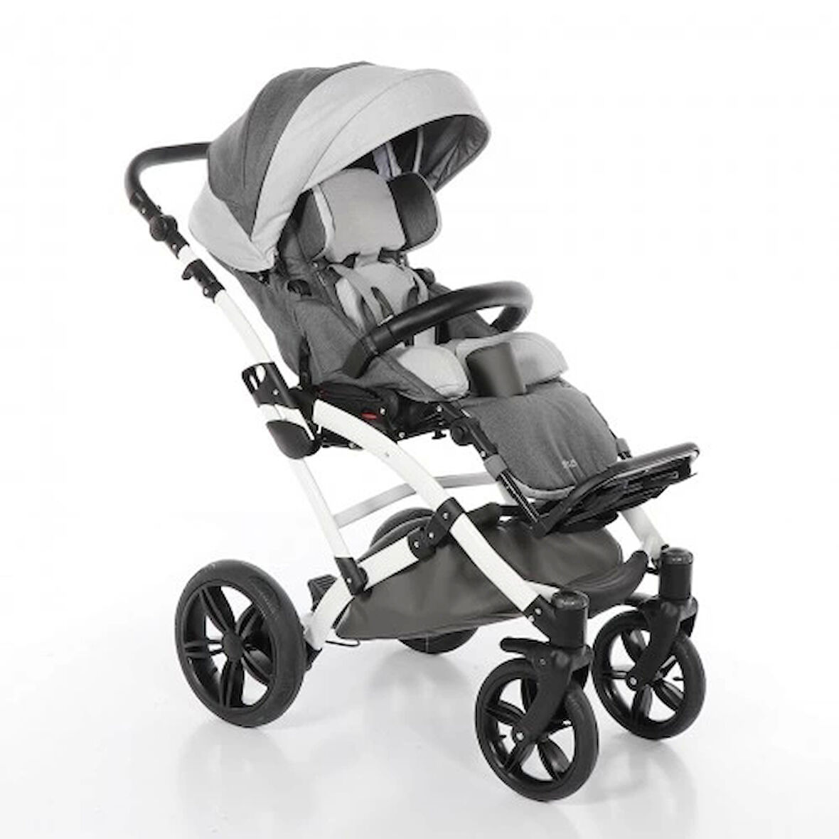 Mywam Mouse Engelli Çocuk Puseti | Tilt Özellikli, Şok Emicili Tekerlekler, Ayarlanabilir Oturma Sistemli, Full Destekli Puseti