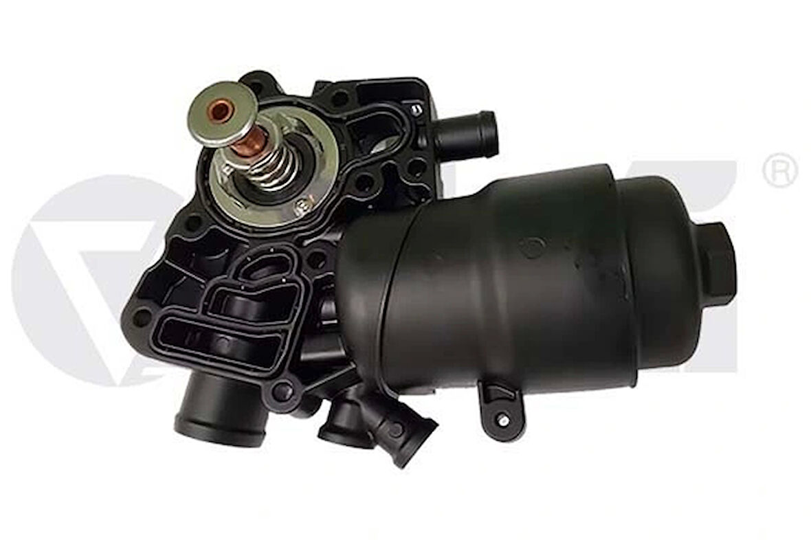 059115389P YAĞ Fİ̇LTRE KÜTÜĞÜ ( TERMOSTATLİ ) ( ALİMİNYUM GÖVDE ) - TOUAREG-A4-A5-A6-A7 3.0 TDİ CRCA-CDUC-CKVB-CLAB-CTCB-CCWA-CDUB