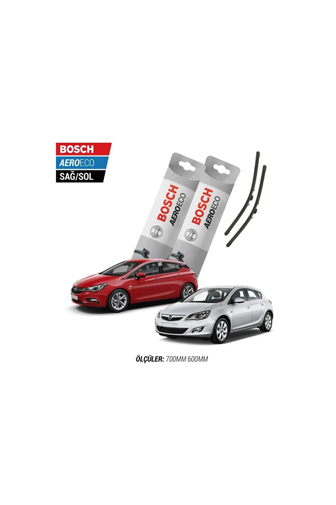 Opel Astra J / K 2014 Model Bosch Aeroeco Muz Silecek Takımı