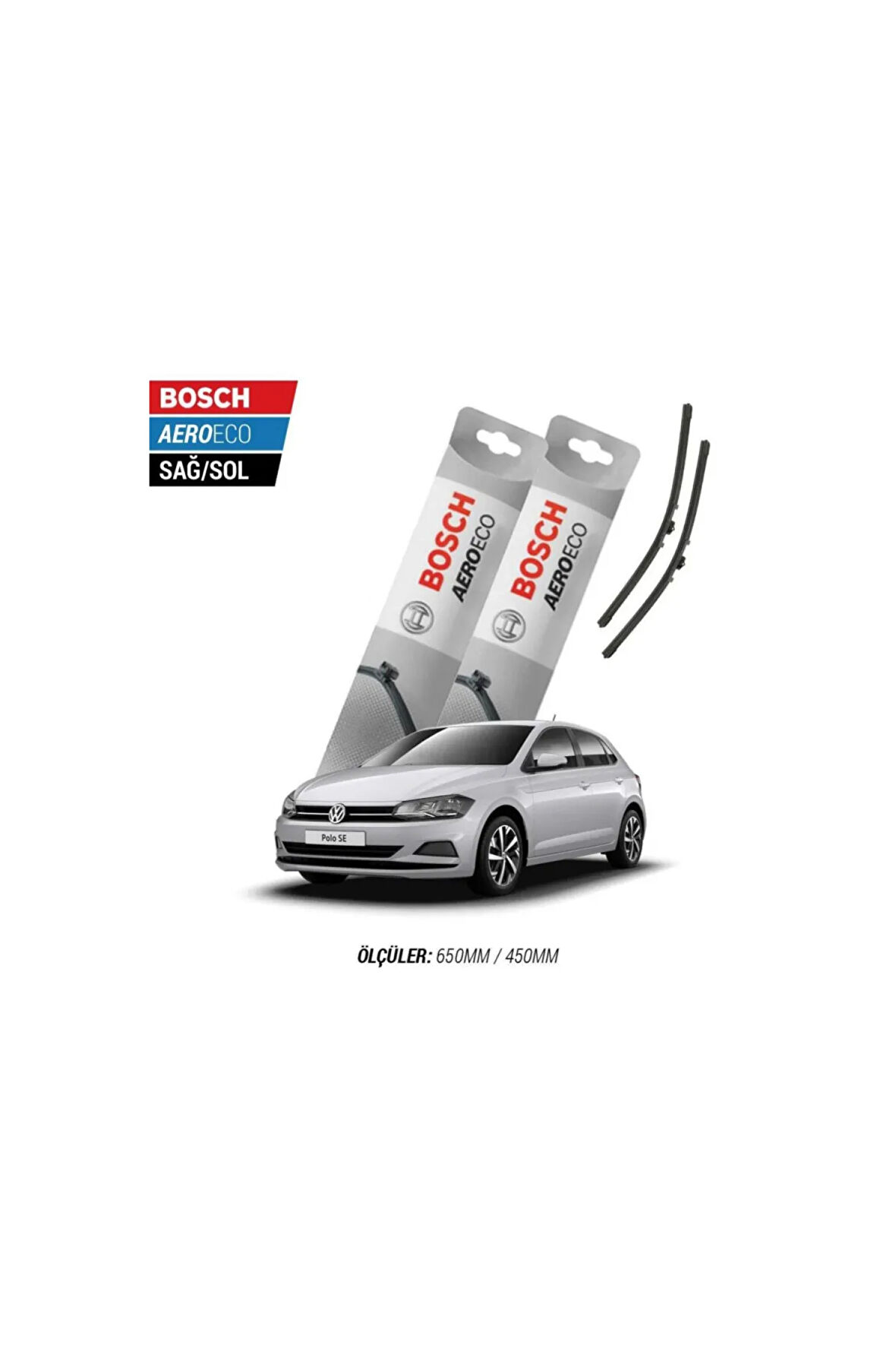 Volkswagen Polo 2022 Model Bosch Aeroeco Muz Silecek Takımı