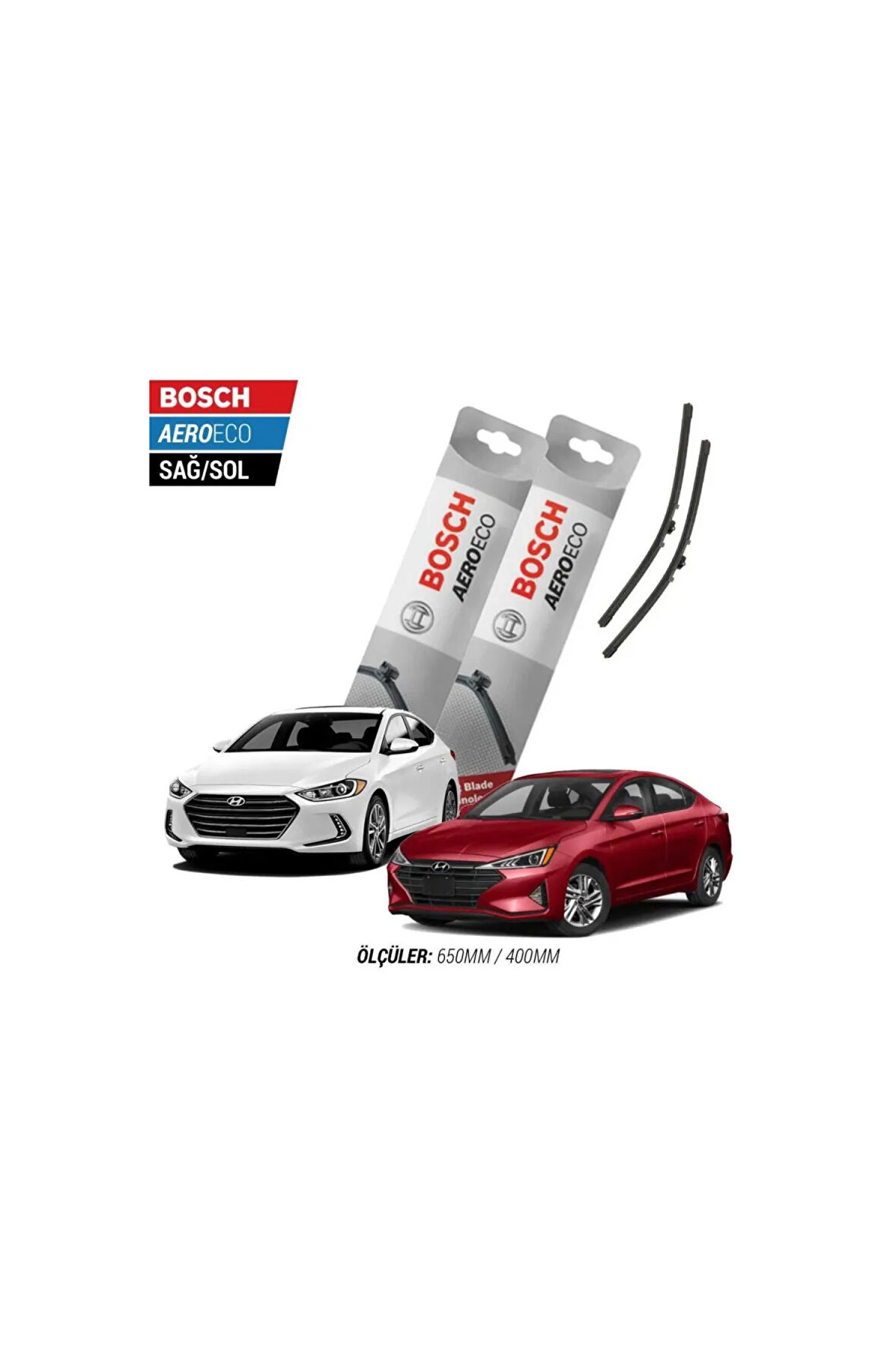 Hyundai Elantra 2020 Model Bosch Aeroeco Muz Silecek Takımı