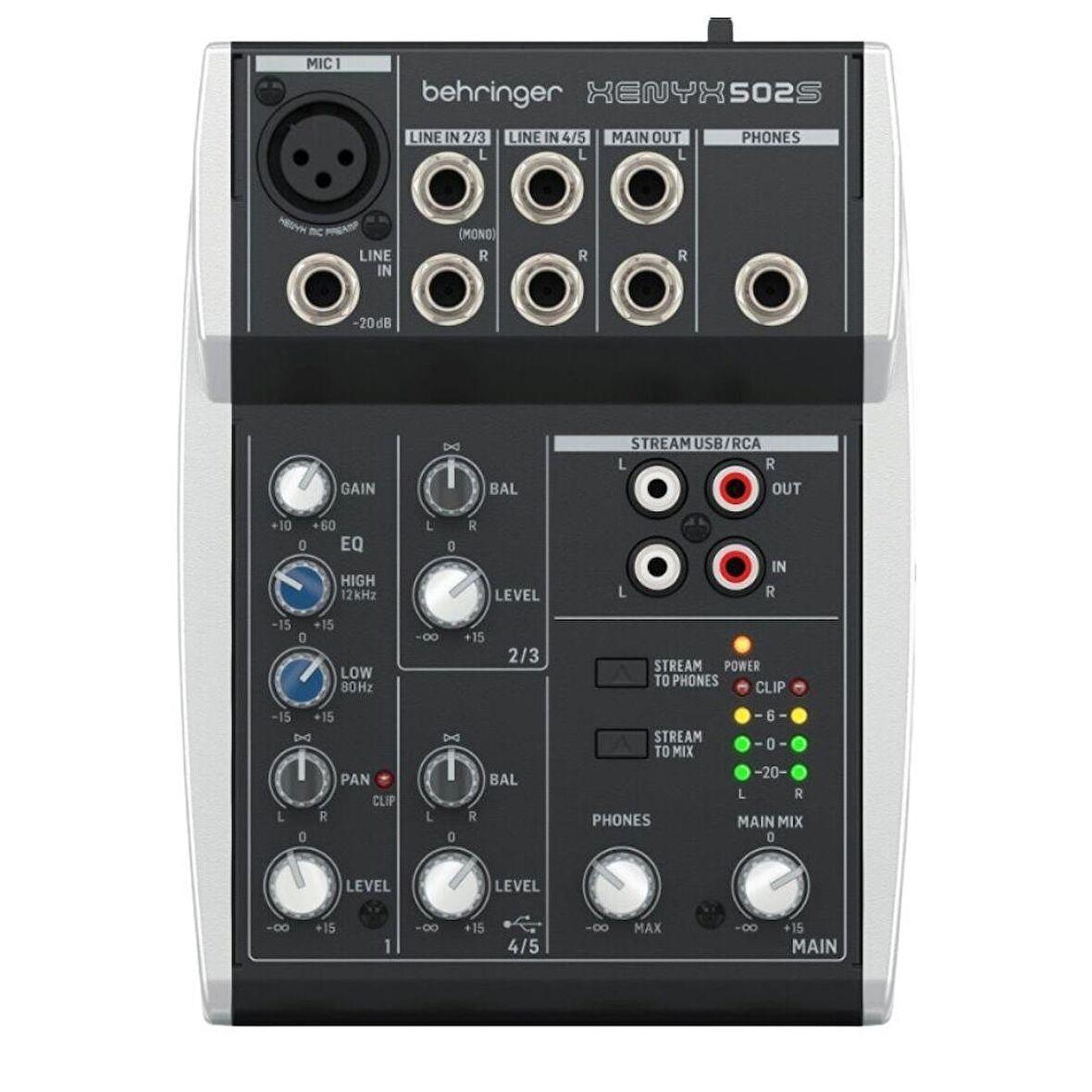 Behringer Xenyx 502S Analog 5 Girişli USB Mikser