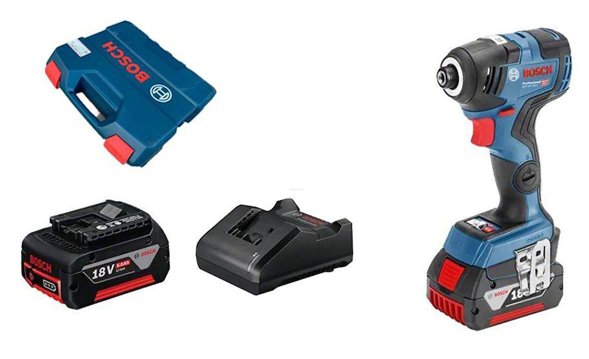 Bosch GDR 18V-200 C 2x5.0Ah Çift Akülü Somun Sıkma Makinesi