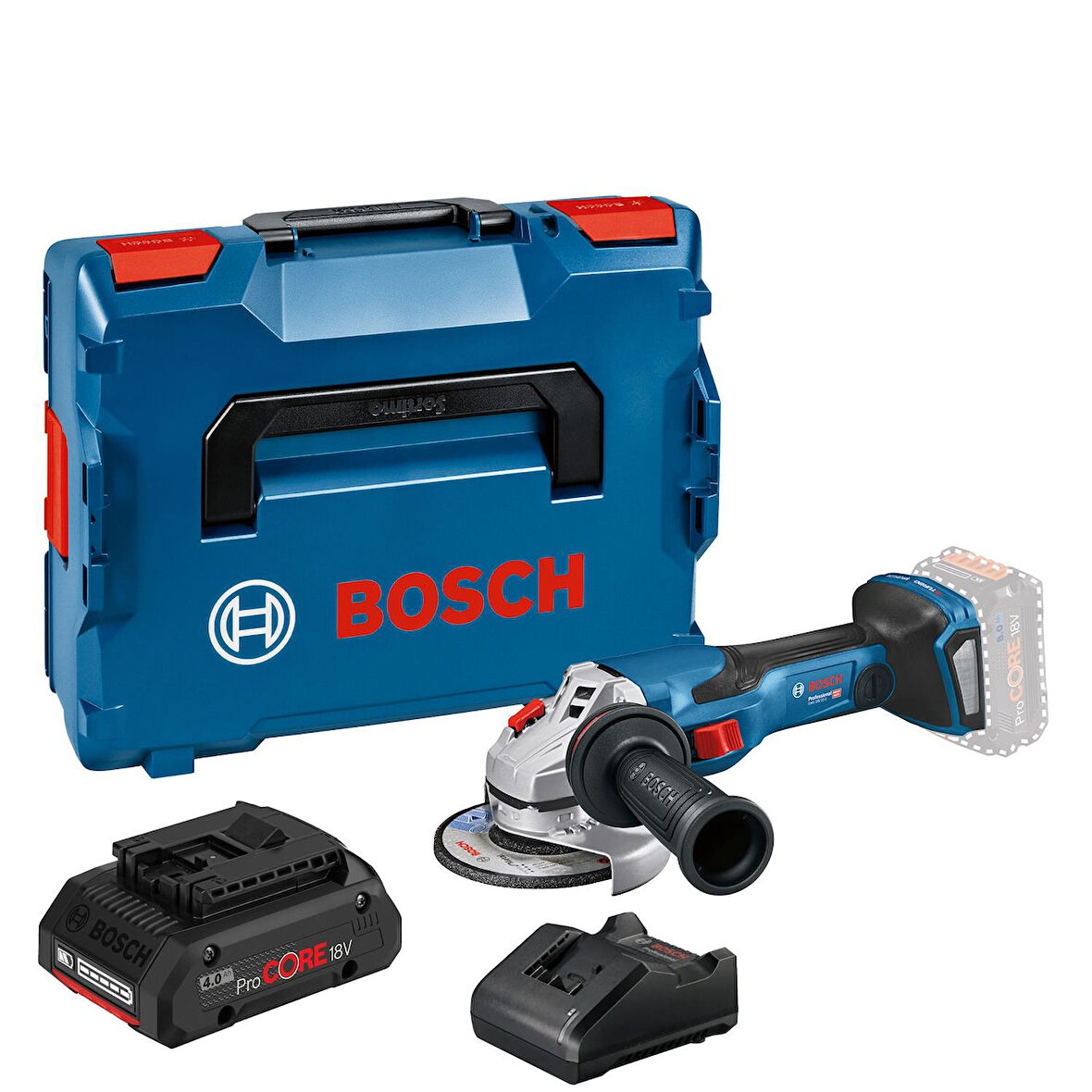 Bosch GWS 18V-15 C Procore 1x.4.0Ah Tek Akülü Taşlama