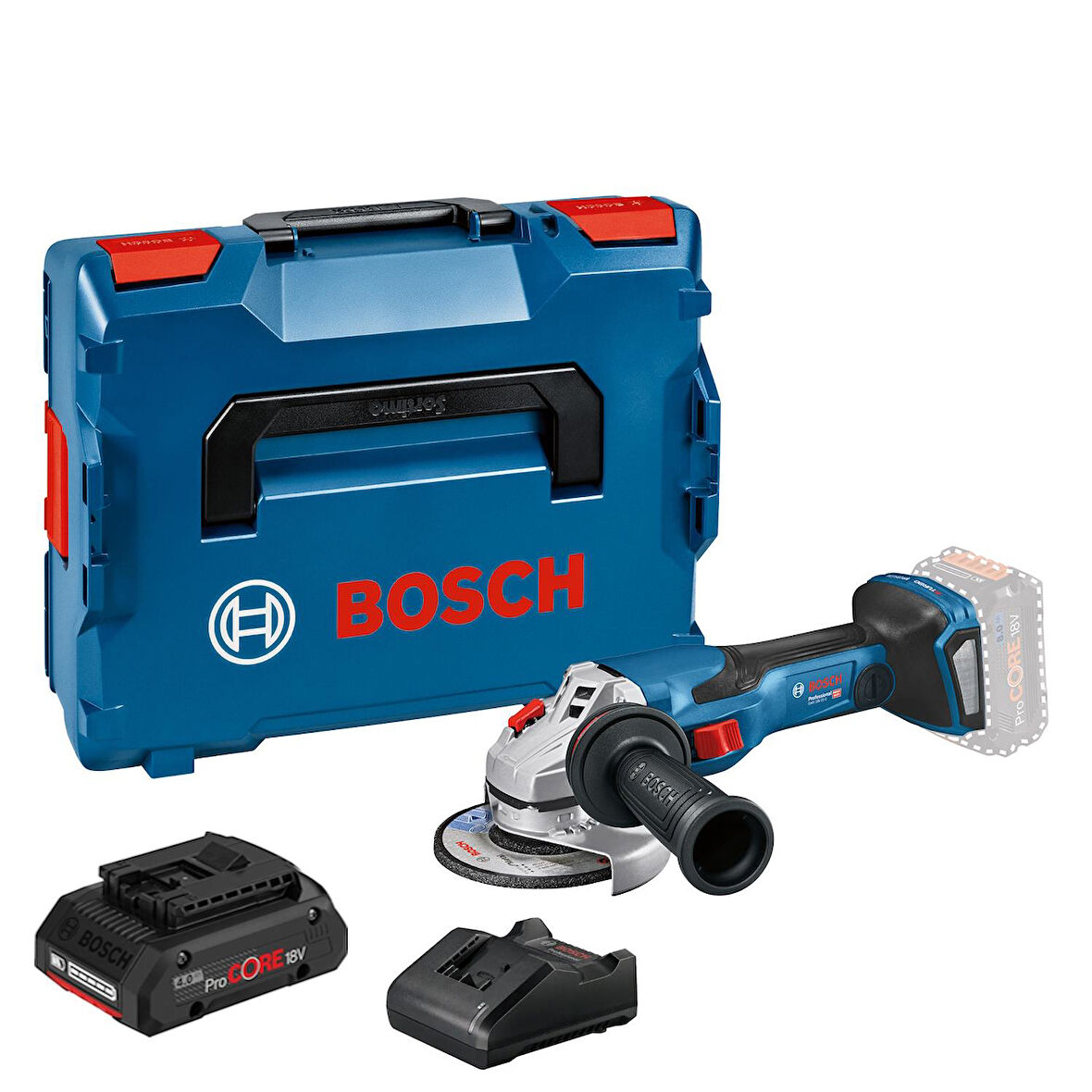 Bosch GWS 18V-15 SC Procore 1x4,0Ah Tek Akülü Taşlama Makinesi