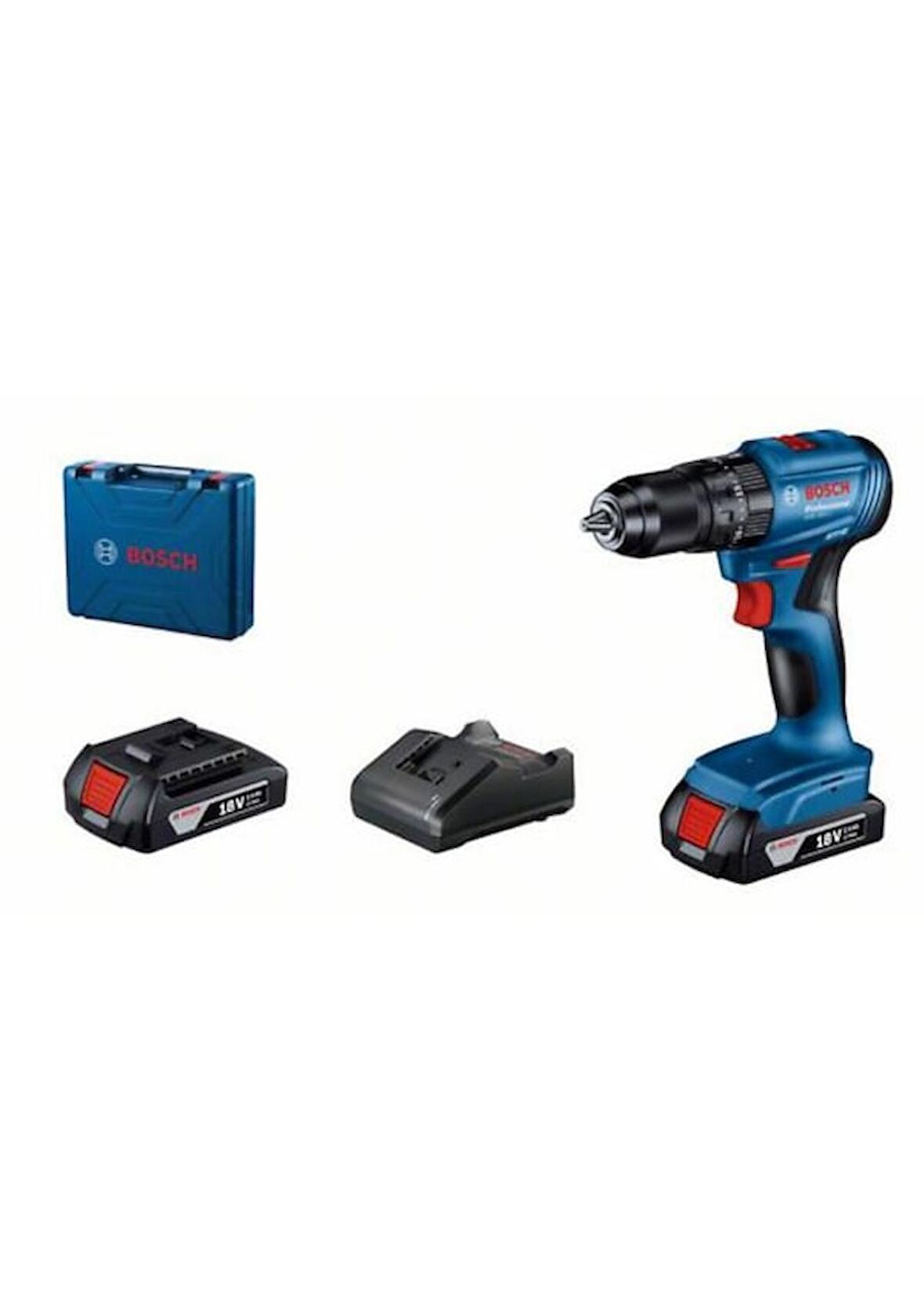 Bosch Professional GSB 185-LI 2 x 2.0Ah Çift Akülü Darbeli Matkap