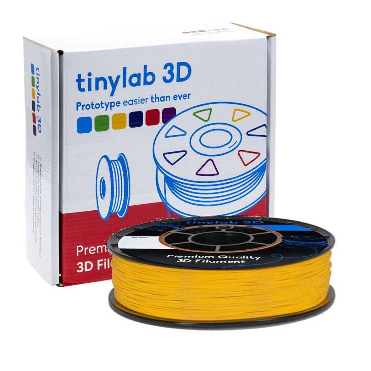 tinylab 3D 1.75 mm Sarı PLA Filament