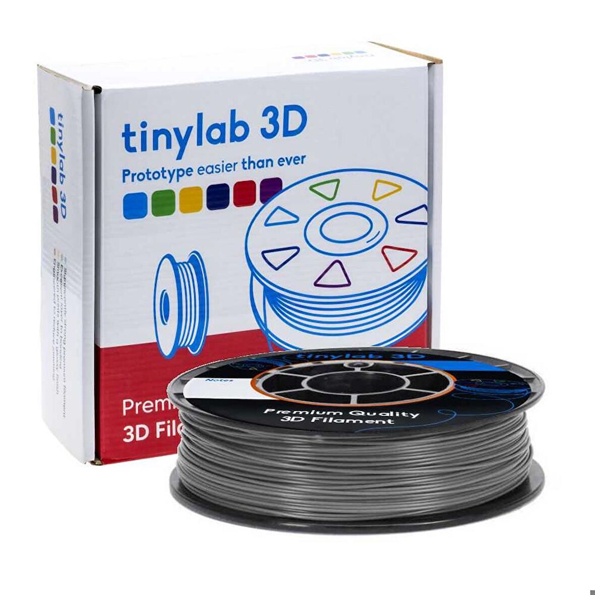 tinylab 3D 1.75 mm Gri ABS Filament