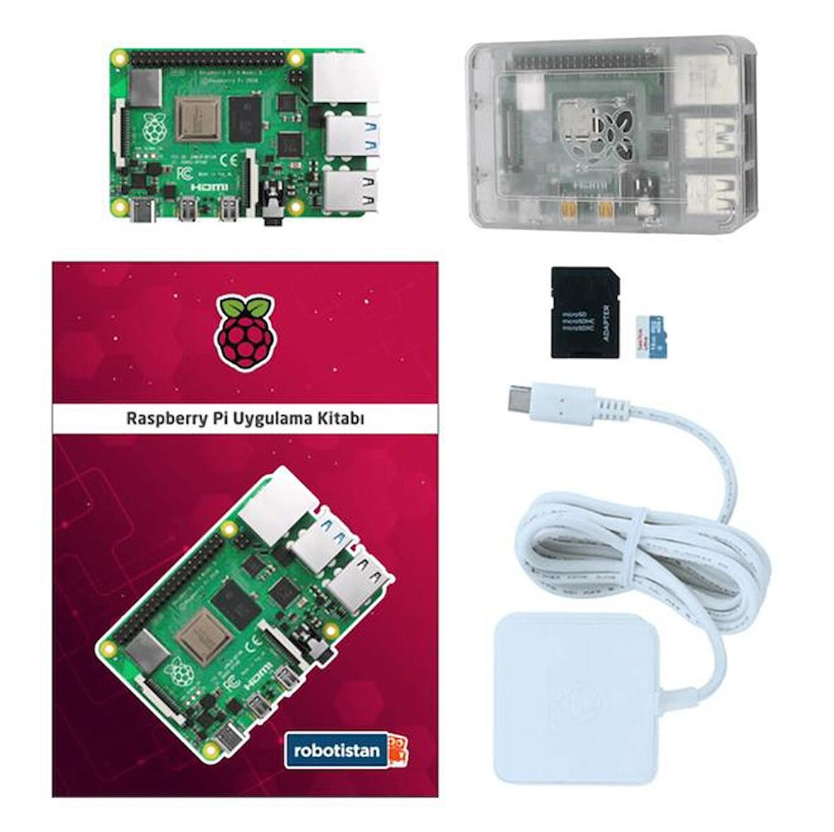 Robotistan Raspberry Pi 4 2GB Kombo Set