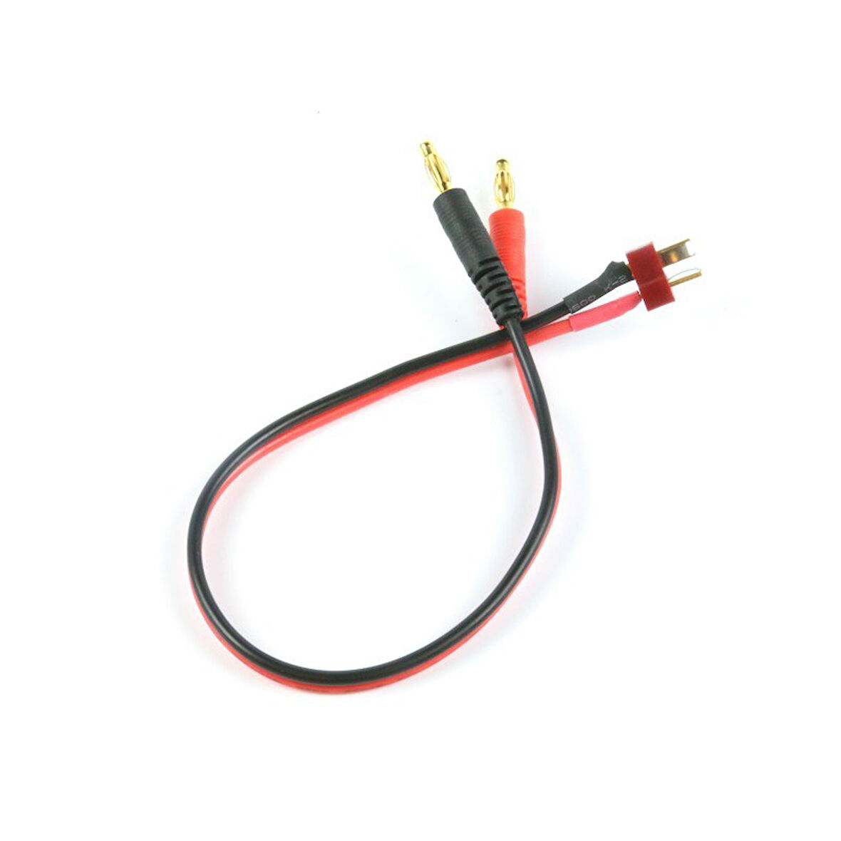 Robotistan 4 mm Banana - Erkek T Plug Dönüştürücü Kablo - 30 cm, 18 AWG