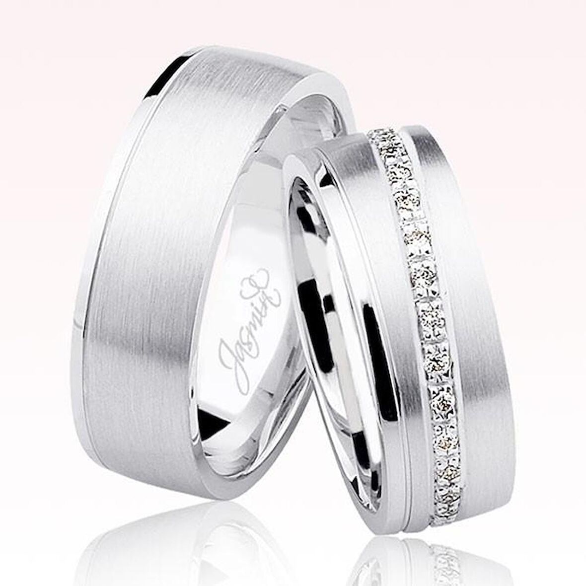 Beyaz Altın Alyans 0603-2