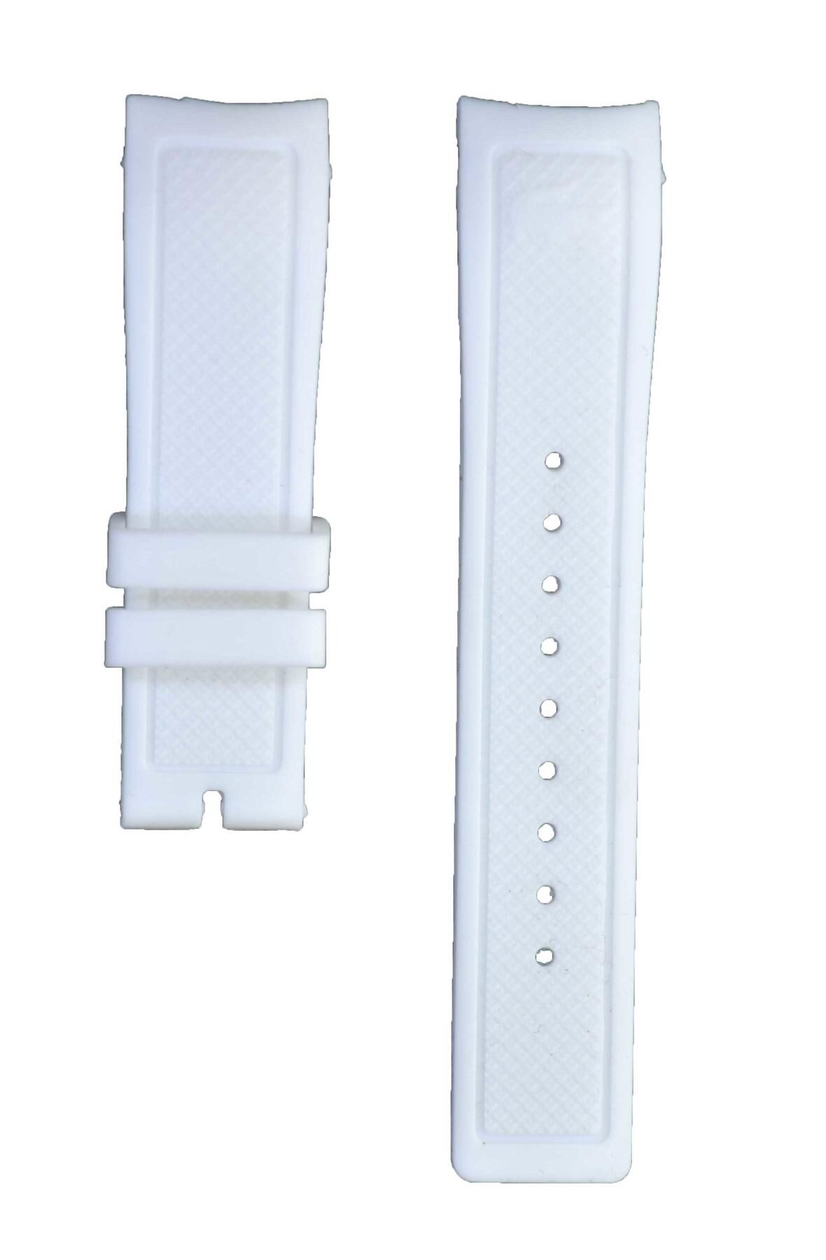 Lacoste 2010713-2010775-2010758 22mm Beyaz Silikon Saat Kordonu