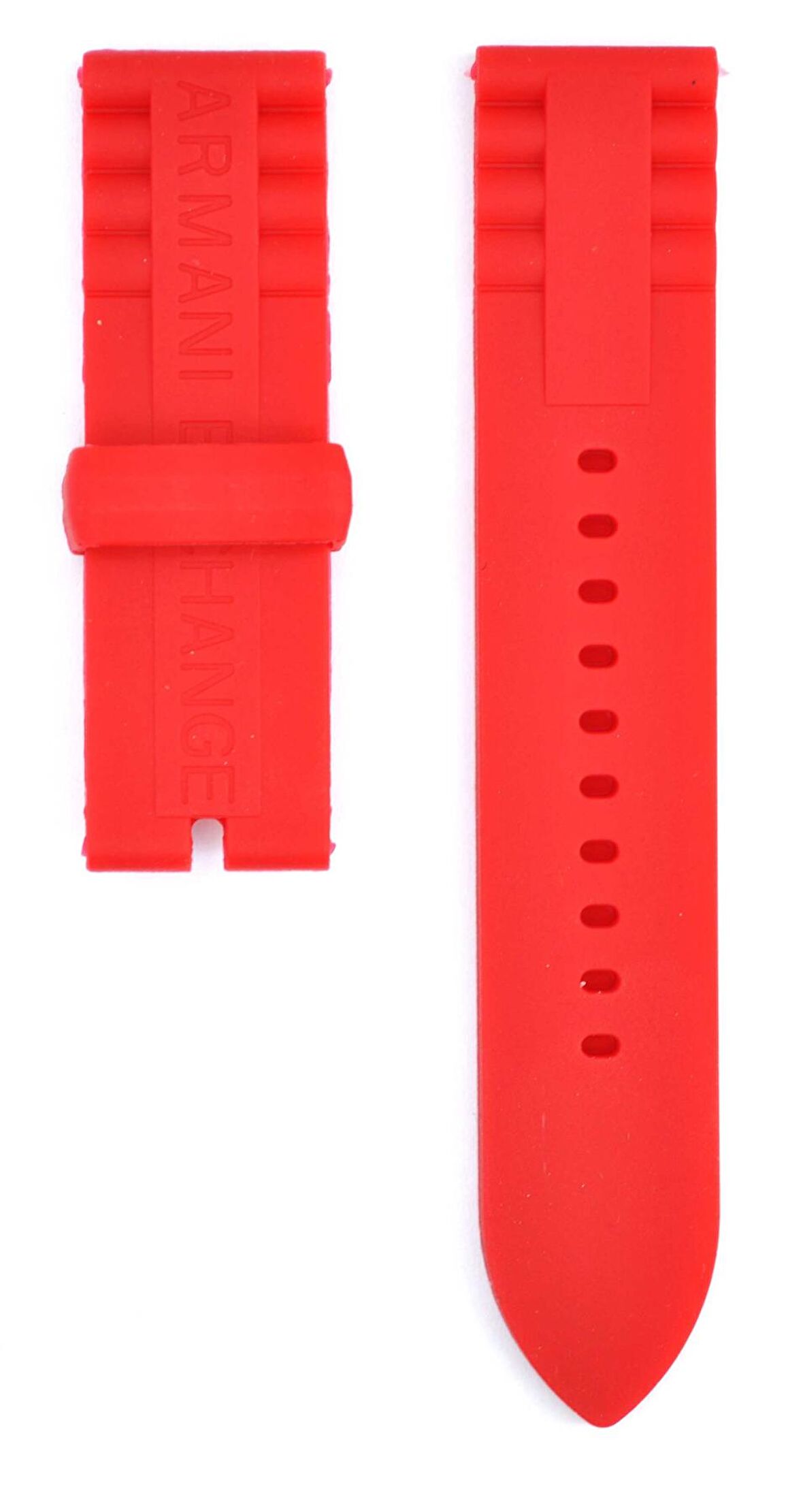 Armani Exchange Ax1227 22mm Kırmızı Silikon Kordon